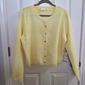 Cyrus Fresh Yellow Cardigan – Size Large